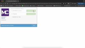 DUO Mobile request for authentication.