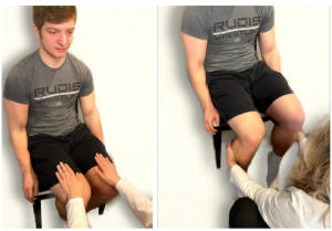 Assessing for Equal Strength in Lower Extremities